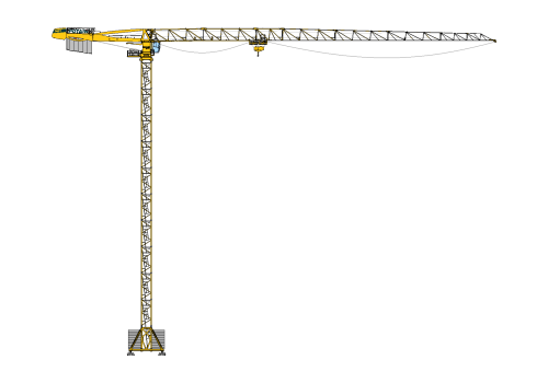 POTAIN MDT 319 Cranes with 0-50 HP Range & Has Cranes Type